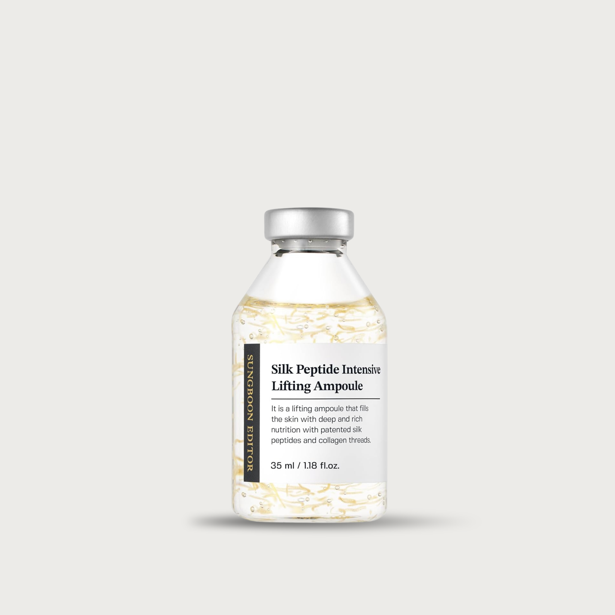 Sungboon Editor Silk Peptide Ampoule clinical – 19 clinical tests 14% wrinkle reduction 16.43% skin age improvement