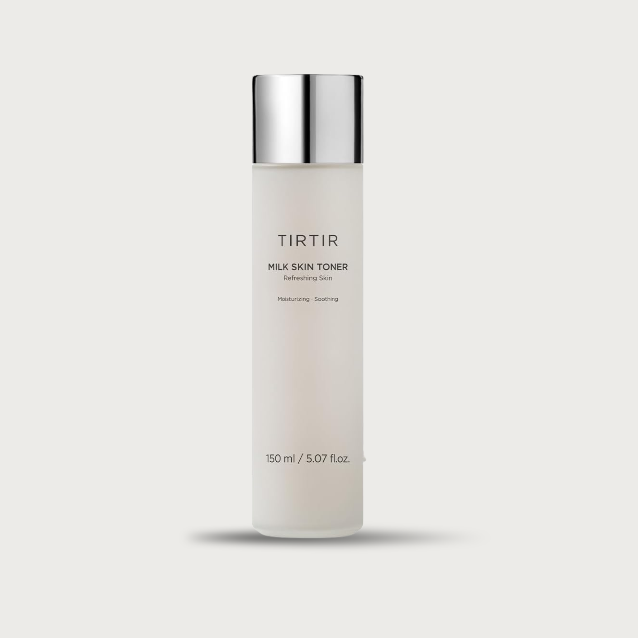 TIRTIR Milk Skin Toner 150ml – chamomile flower extract rice bran niacinamide ceramide NP beta-glucan fragrance-free vegan $25