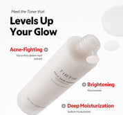 TIRTIR Milk Skin Toner cotton pad mask hack – soak pads apply face 10 minutes ultra hydrating instant mask tip how to use