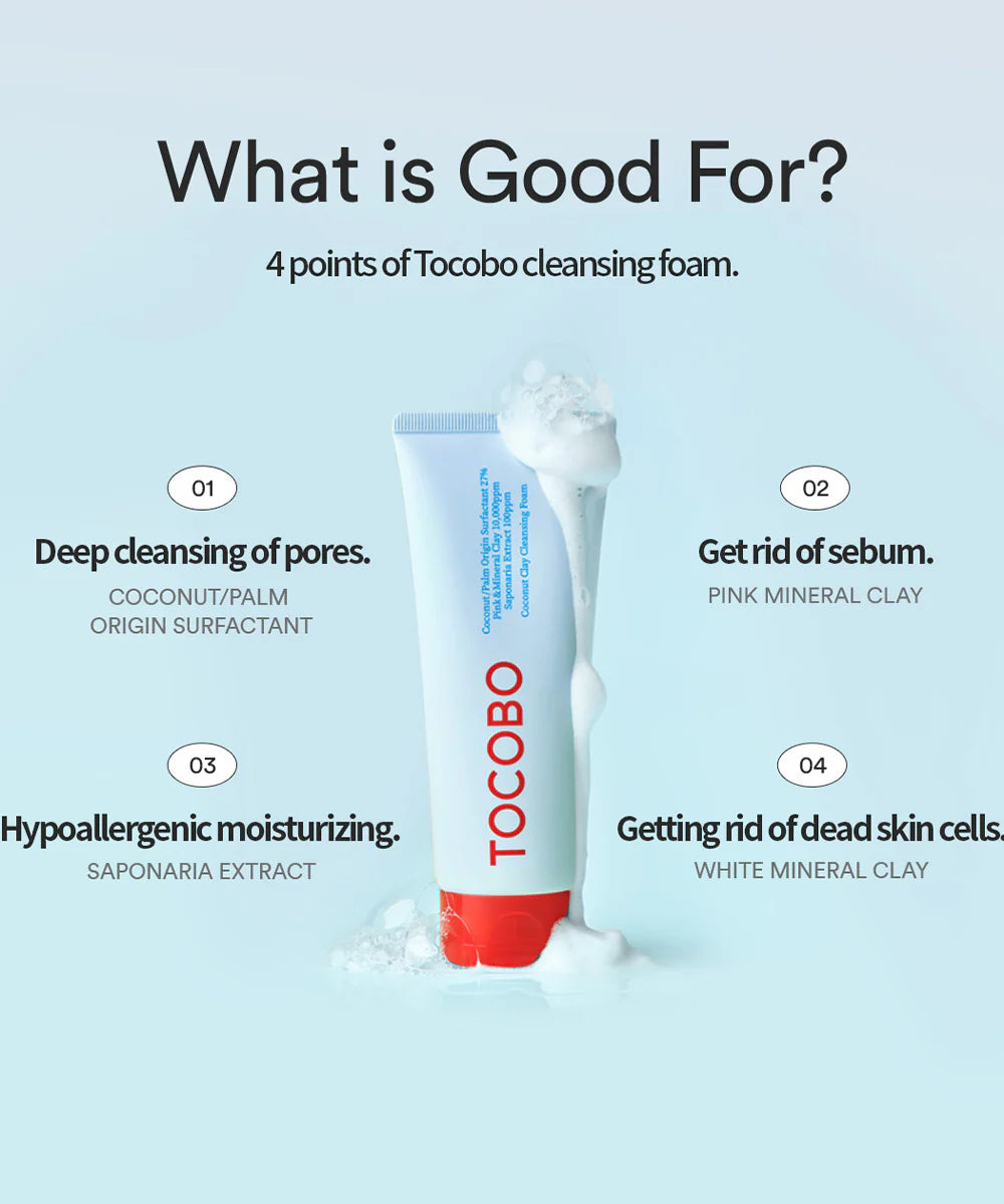 Tocobo Coconut Clay Cleansing Foam