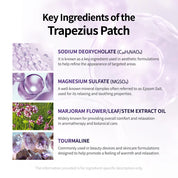 essl Trapezius Patch clinical results – 84.47% trapezius volume improvement 41.9°F skin temperature brand clinical data low irritation 0.00