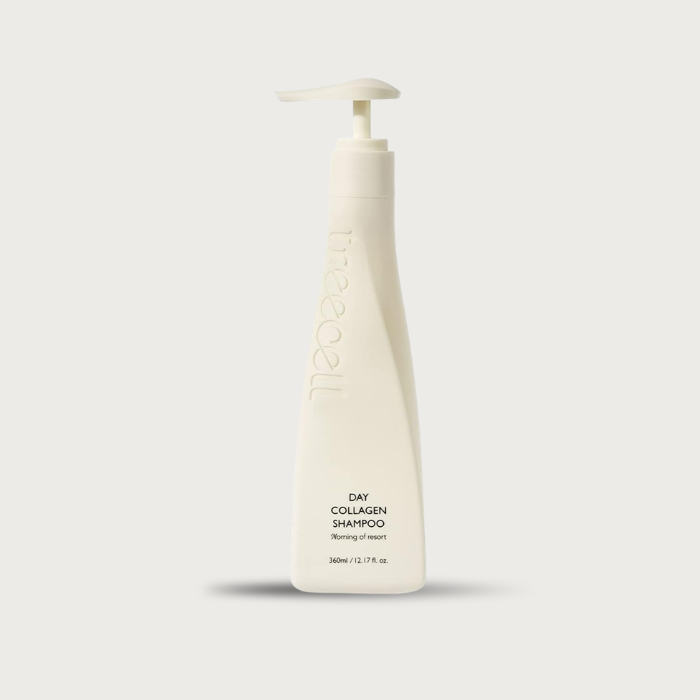 Treecell Day Collagen Shampoo Morning of Resort 360ml – Korean morning collagen shampoo 164% stronger hair resort floral scent has fragrance $19