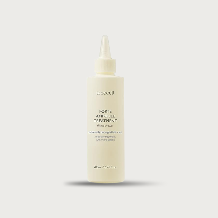 Treecell Forte Ampoule Treatment 200ml – Korean intensive hair treatment 95% actives 17 amino acids liquid-to-cream transformation has fragrance $22.50
