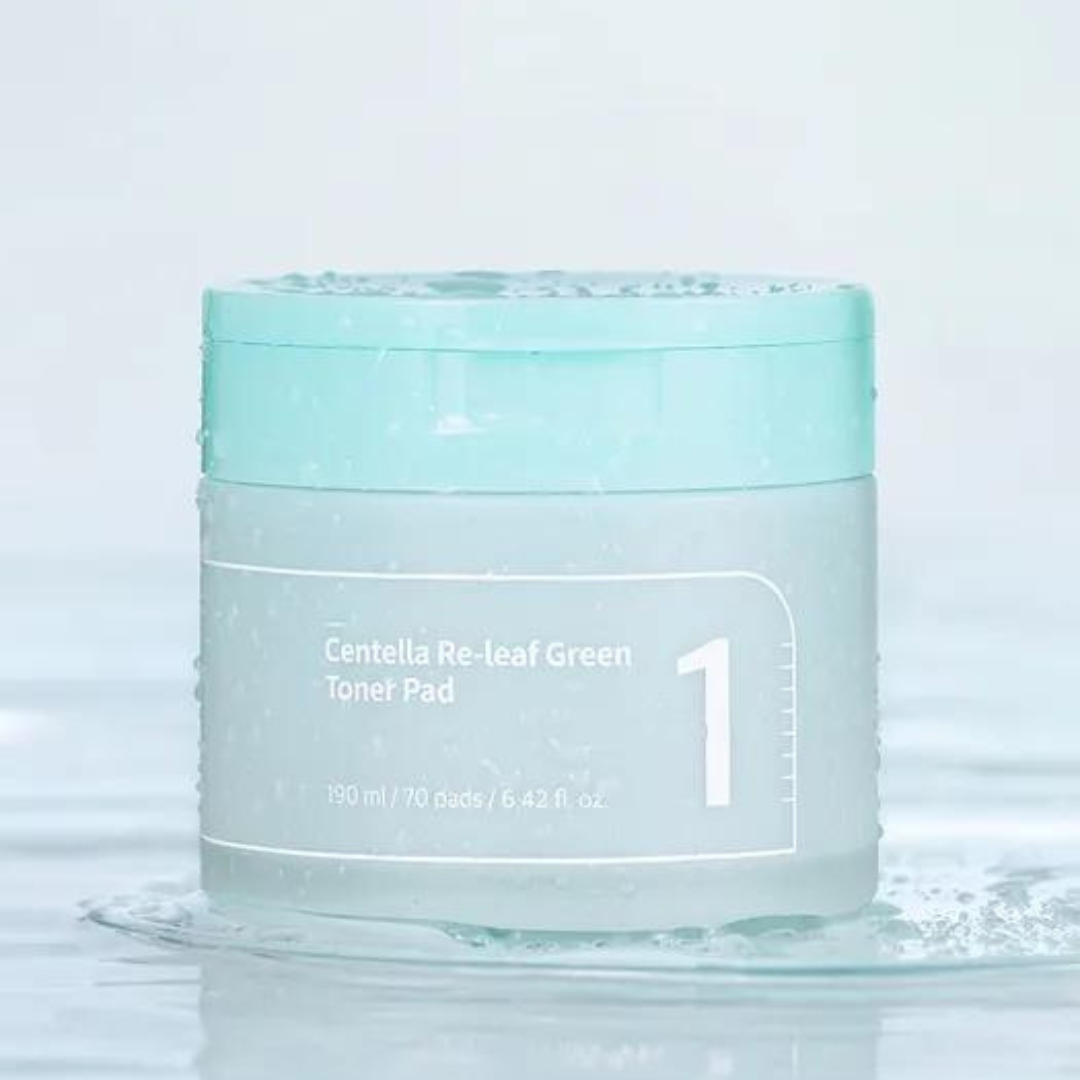 Numbuzin No.1 Centella Re-leaf Green Toner Pad - Olive Kollection