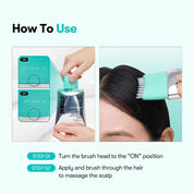 VT PDRN Reedle Shot Brush Hair Serum bottle and packaging