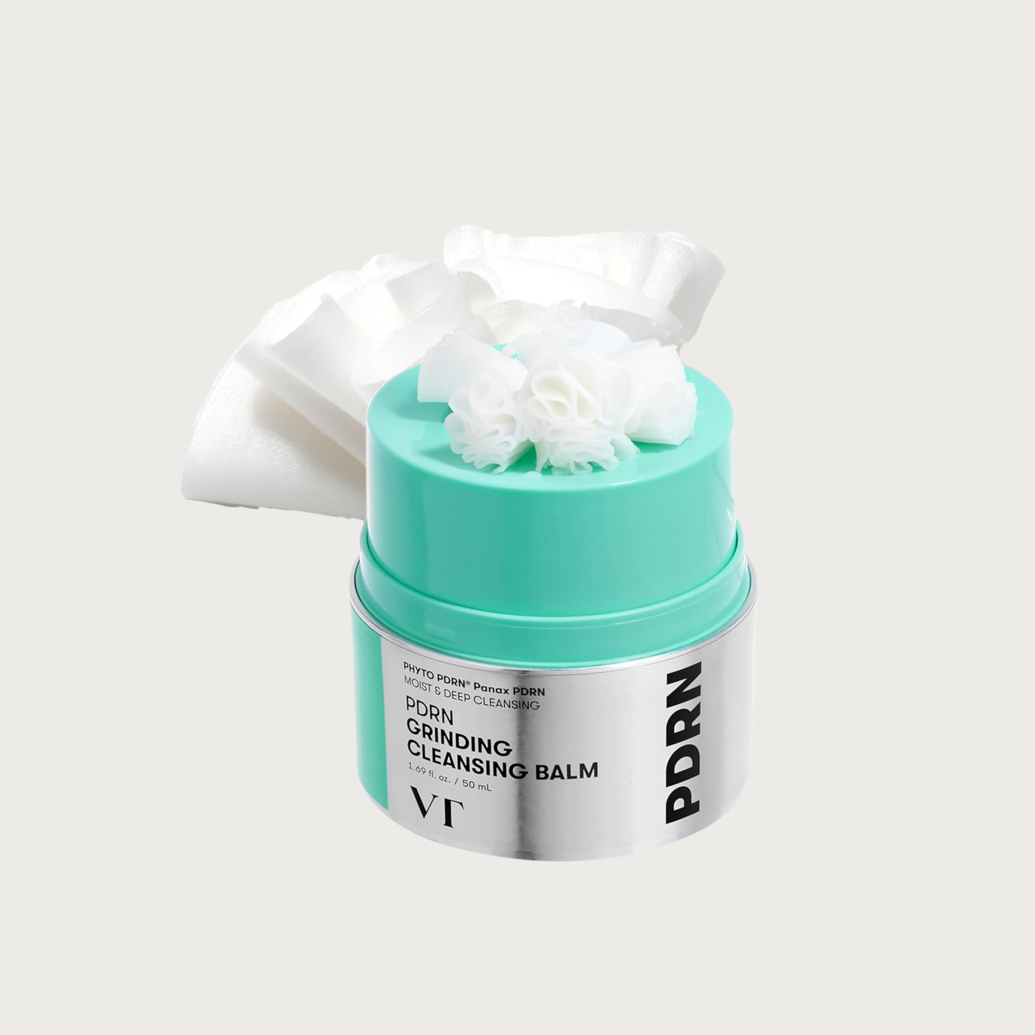 VT PDRN Grinding Cleansing Balm 50ml – twist dial dispense vegan ginseng PDRN LHA PHA ceramide NP Korean oil cleanser