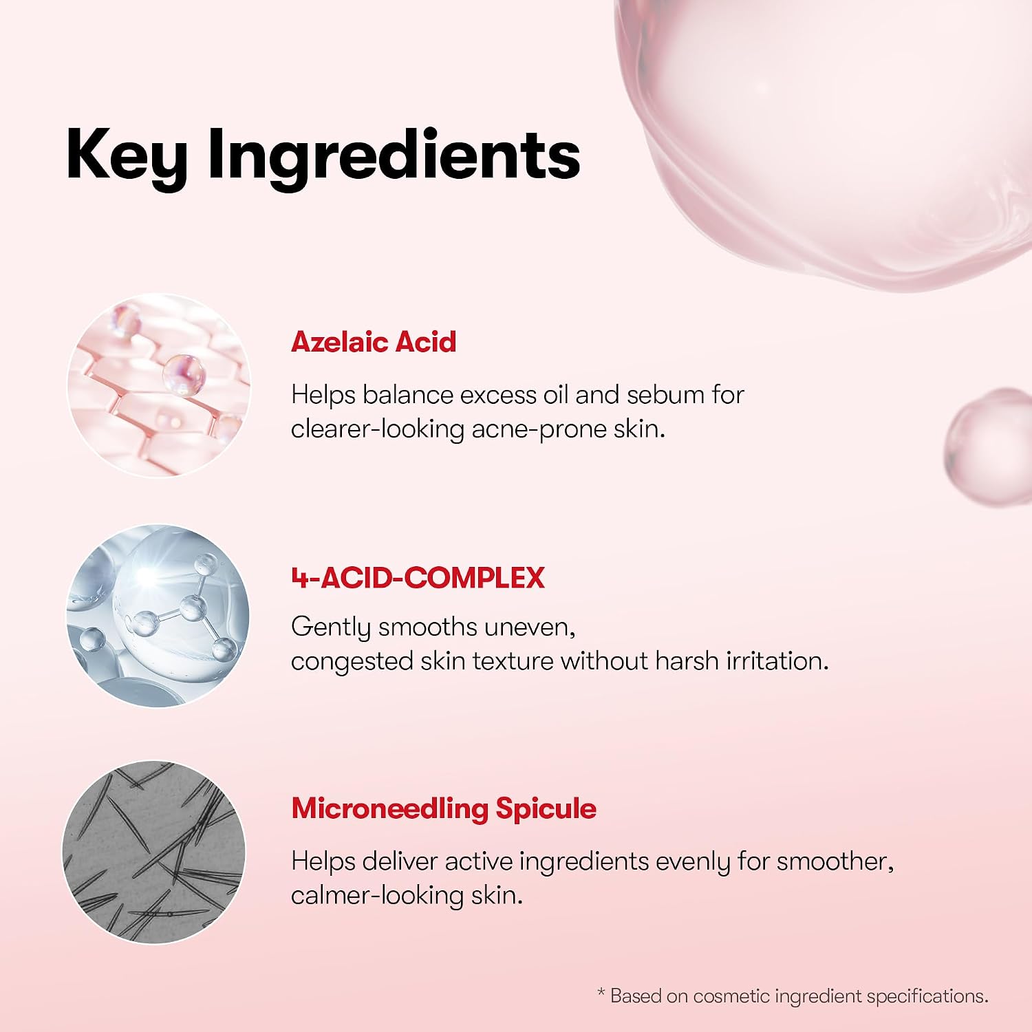 VT Azelaic Acid Ampoule texture – lightweight water-like fast absorption no stickiness mildly acidic Korean calming serum