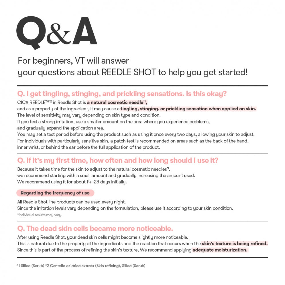 VT Collagen Reedle Shot 100 Stick Pouch