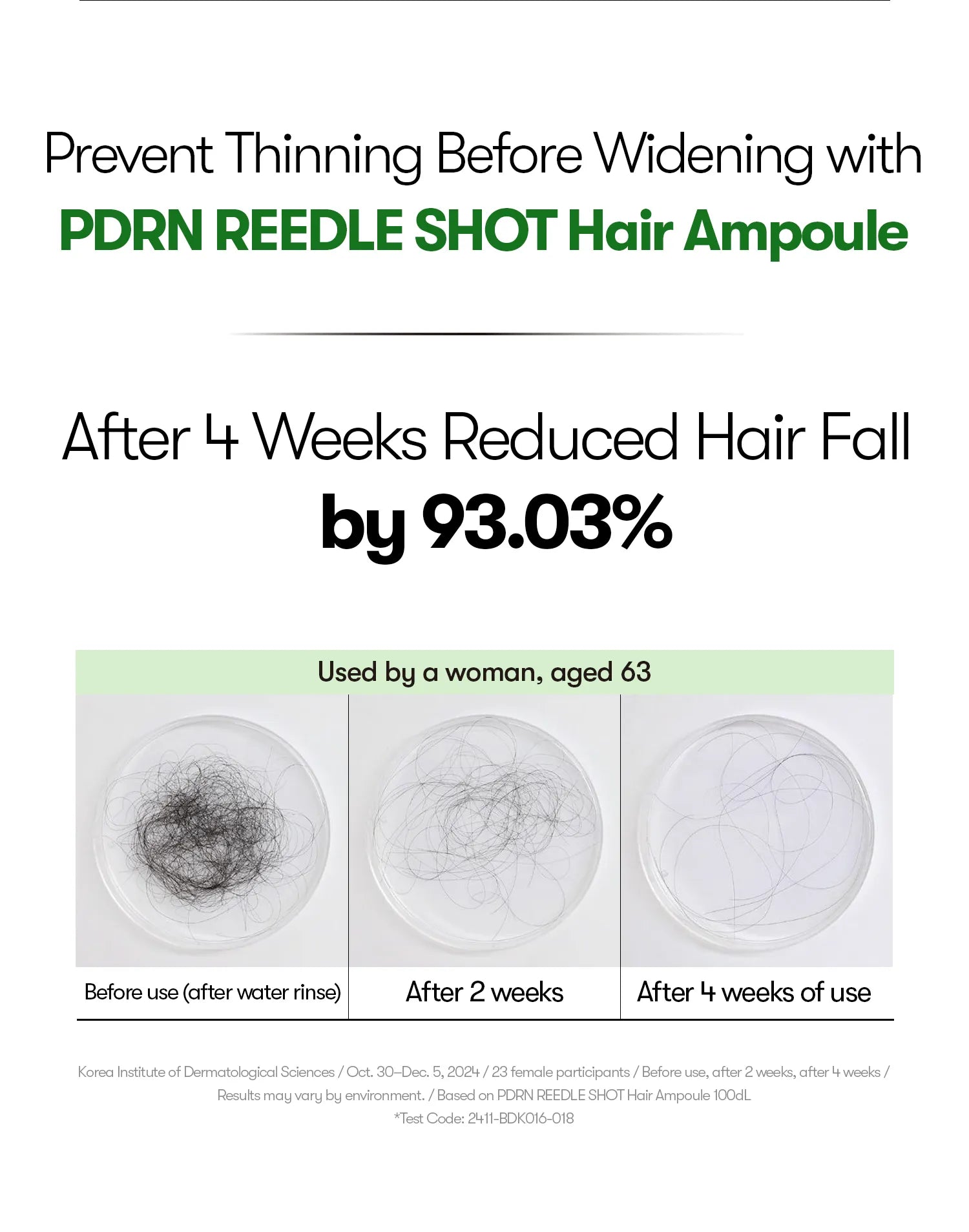 VT PDRN Reedle Shot Hair Ampoule 100dL
