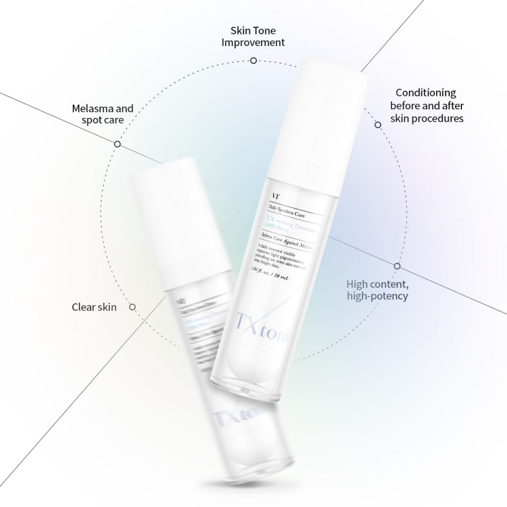 VT TX-Toning Essence water-drop texture – lightweight instant absorption no stickiness Korean TXA brightening essence