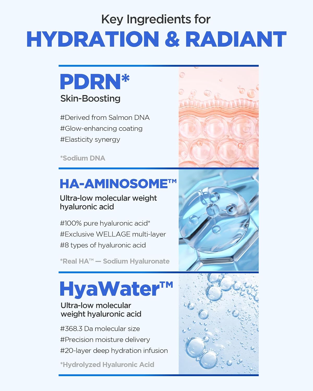 Wellage PDRN Mask PDRN Sodium DNA – Korean clinic polynucleotide cell renewal elasticity radiance healthy-looking complexion regular use