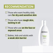 Zeroid Intensive Lotion Defensamide – patented activates antimicrobial peptides AMP skin immunity defense proteins germs irritants strengthen