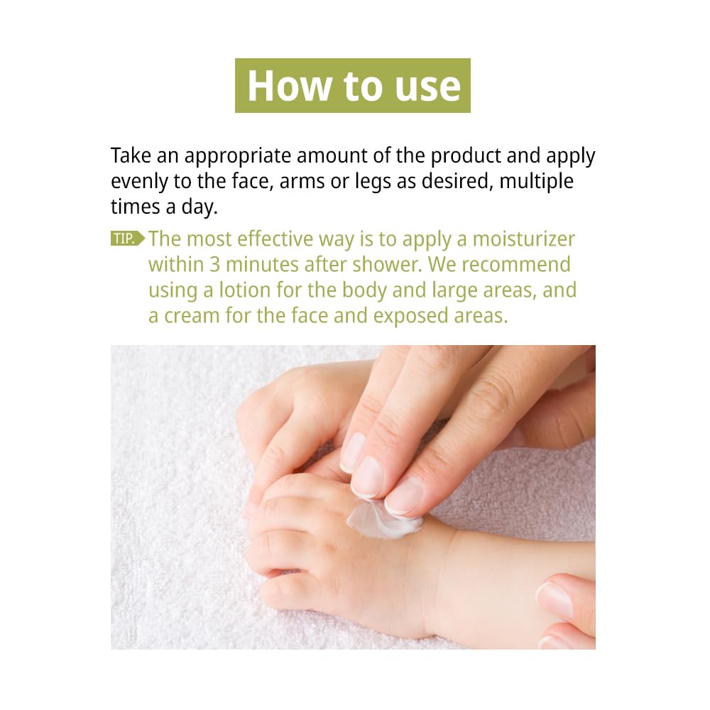 Zeroid Intensive Lotion how to use – apply within 3 minutes bathing trap moisture before evaporate face hands body morning night generous amount