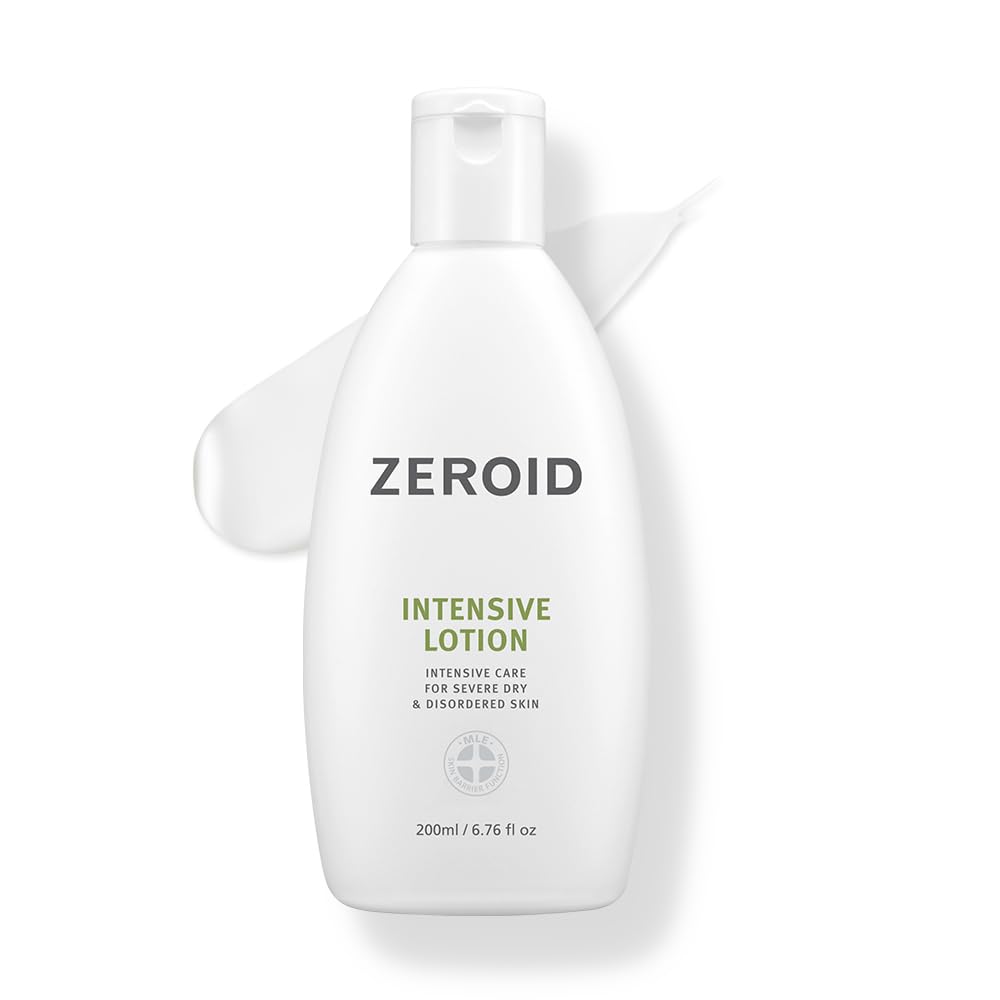 Zeroid Intensive Lotion 200ml – Korean barrier lotion MLE Ceramide-9S Defensamide eczema dry sensitive newborns adults fragrance-free $34