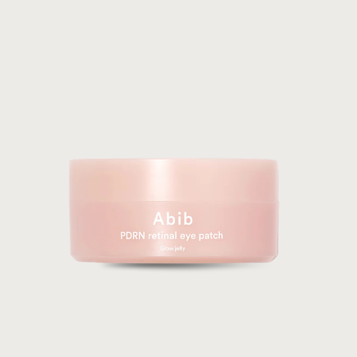 Abib PDRN Retinal Eye Patch texture – hydrocolloid jelly glow mica fluorphlogopite cool under-eye patch