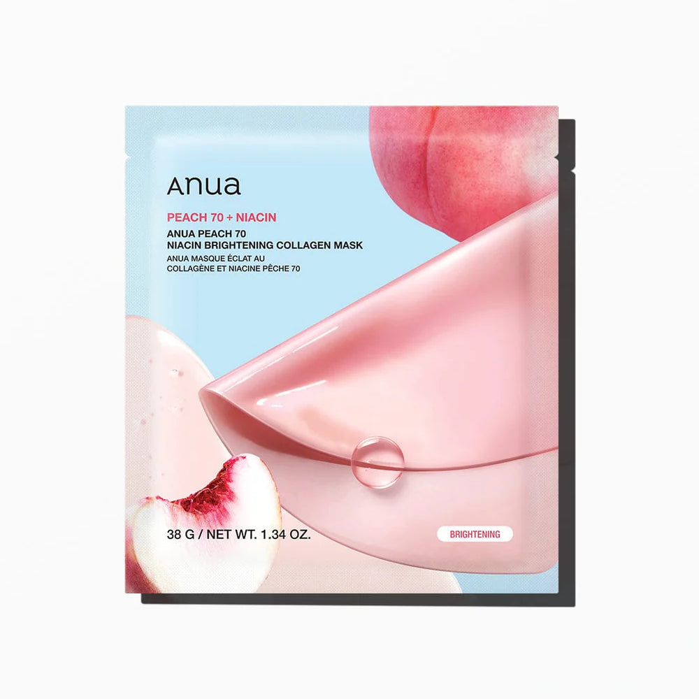 Anua Peach 70 Niacin Brightening Collagen Mask - Olive Kollection