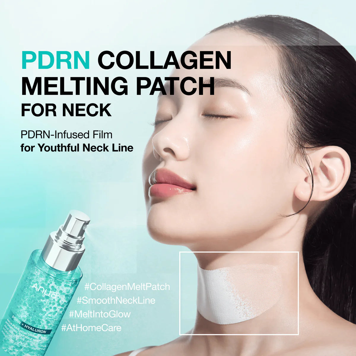 Anua PDRN Collagen Melting Patch For Neck 4ea - Olive Kollection