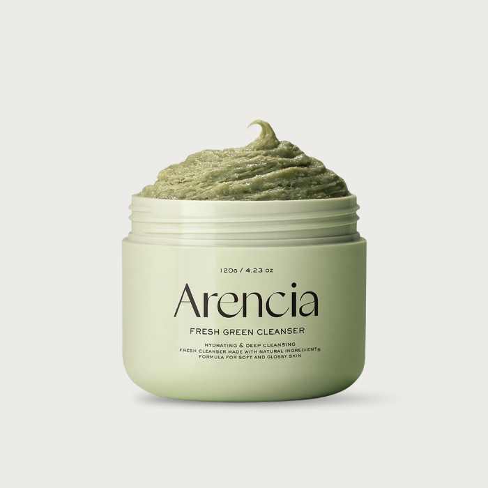 Arencia Fresh Green Rice Mochi Cleanser 120g – Korean dermatologist-recommended rice cleanser for blackheads pore