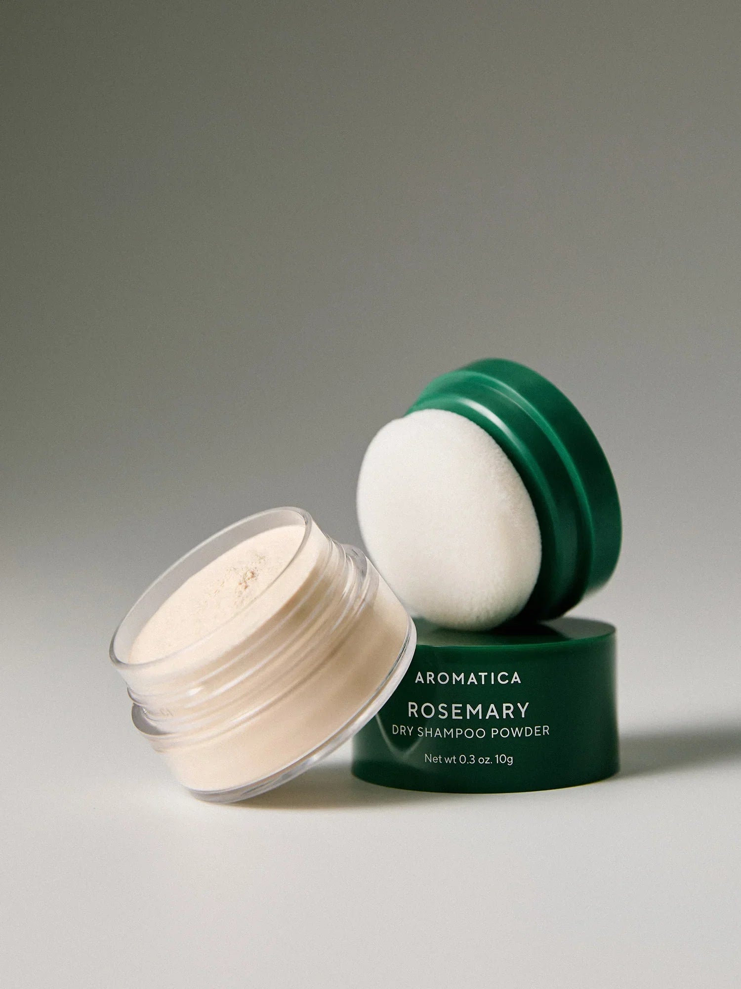 Aromatica Rosemary Dry Shampoo Powder 10g $20 – Korean clean beauty plant-based aromatherapist no white cast dark hair Olive Kollection