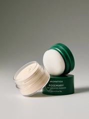 Aromatica Rosemary Dry Shampoo Powder 10g $20 – Korean clean beauty plant-based aromatherapist no white cast dark hair Olive Kollection