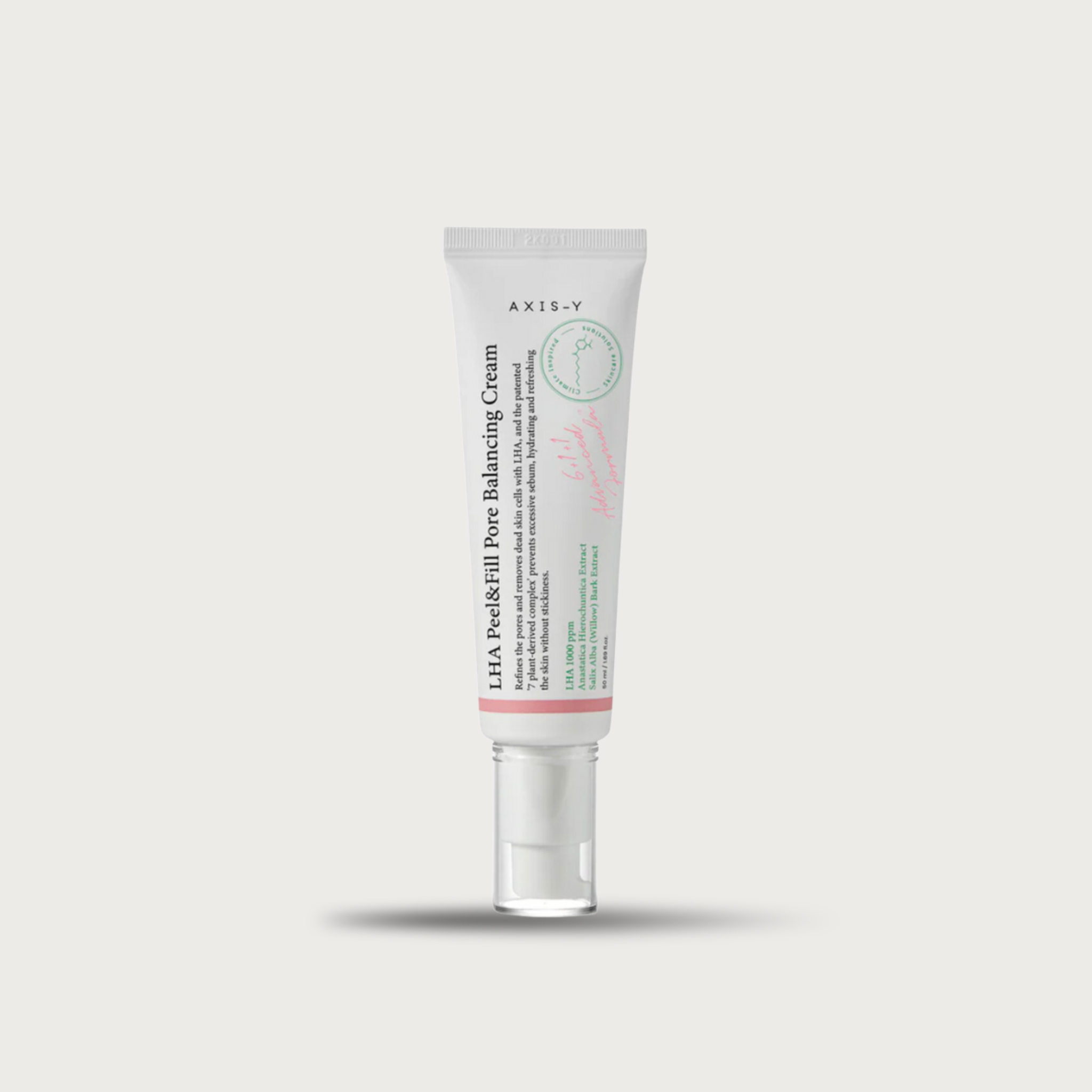 Axis-Y LHA Peel & Fill Pore Balancing Cream 50ml – Korean daily LHA pore cream ACZERO Desert Relief Complex fragrance-free $18