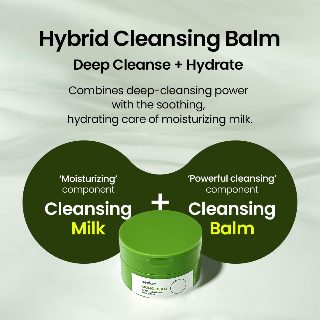 Beplain Mung Bean Pore Cleansing Milk Balm - Olive Kollection