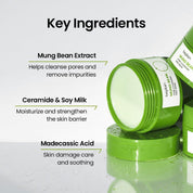 Beplain Mung Bean Pore Cleansing Milk Balm - Olive Kollection