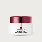 Centellian24 Mela Capture Capsule Cream dual texture – white ampoule capsule pink gel cream mix before apply glowy bouncy