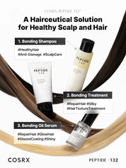 Cosrx Peptide-132 Ultra Perfect Hair Bonding Shampoo - Olive Kollection