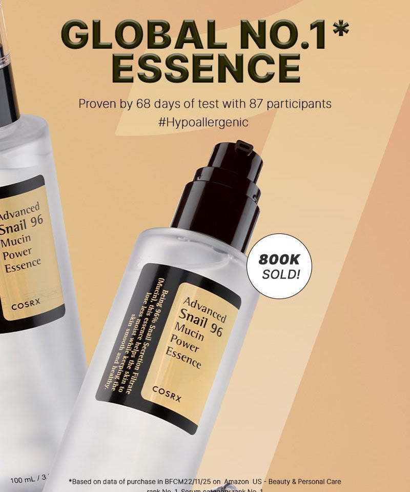 *Limited Time Deal* COSRX Advanced Snail 96 Mucin Power Essence - Olive Kollection