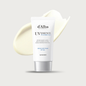 d'Alba Waterful Essence Sun Cream 50ml – Korean SPF 50 US OTC essence texture Ceramide HA Panthenol Sea Buckthorn has fragrance 12 reviews $26