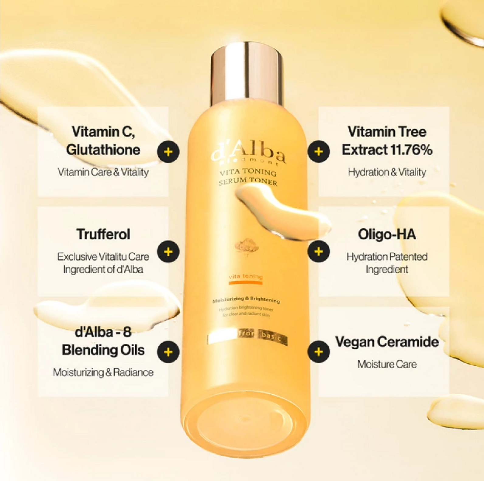 d'Alba Vita Toning Serum Toner - Olive Kollection