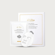 d'Alba White Truffle Nourishing Treatment Mask box of 5 Korean sheet mask