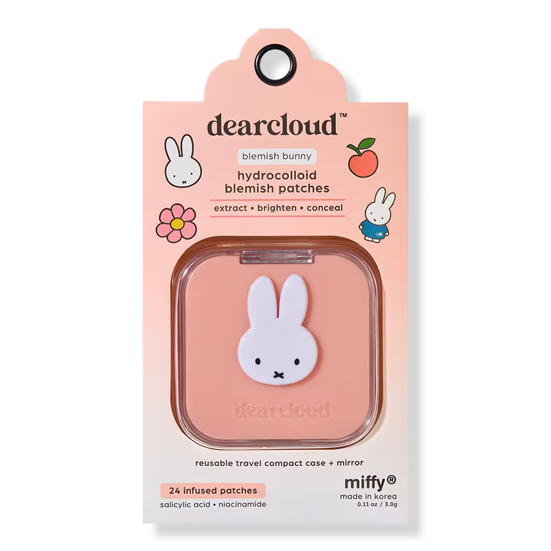 Dear Cloud Miffy Blemish Bunny Hydrocolloid Patches & Compact Case Set - Olive Kollection