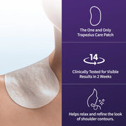 essl Trapezius Patch on shoulder – apply trapezius upper shoulder neck junction before bed at-home professional care 10 patches
