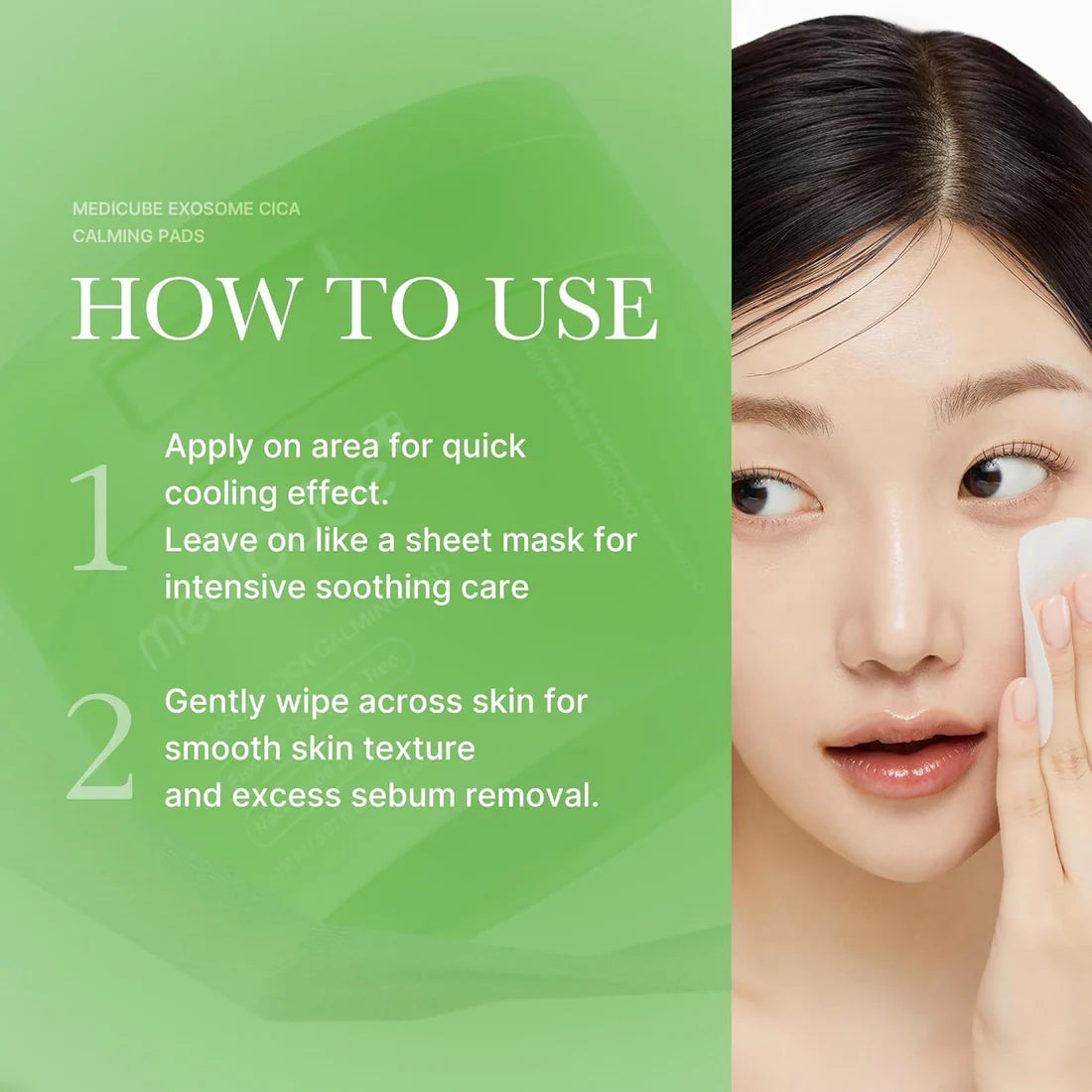 Medicube Exosome Cica Calming Pad - Olive Kollection