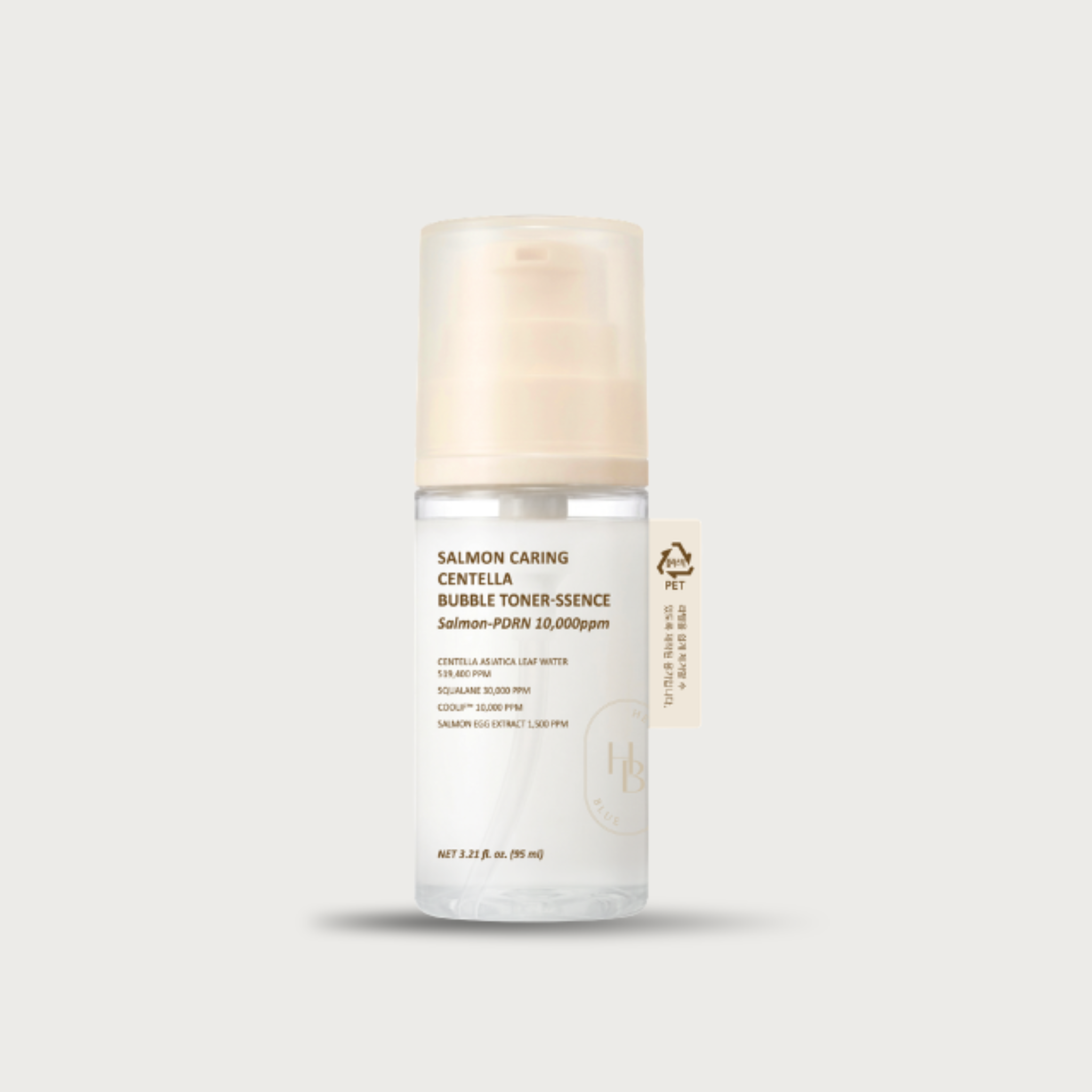 Heveblue Salmon Caring Centella Bubble Toner-Ssence 95ml Korean toner
