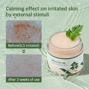 Round Lab Mugwort Calming Cream 80ml – Korean mugwort moisturizer 2 mugwort forms Madecassoside TECA Panthenol sensitive acne-prone skin $34