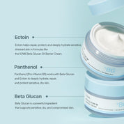 iUNIK Beta-Glucan Cream Shea Butter Macadamia Oil – nourishing moisture seal palmitoleic acid barrier protection sensitive acne-prone safe