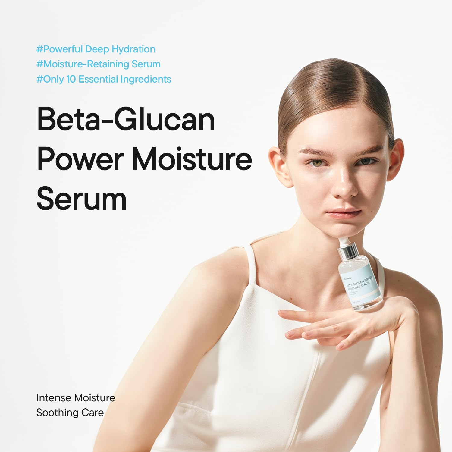 iUNIK Beta Glucan Serum key ingredient – 400000ppm mushroom yeast Beta-Glucan 20% more moisture than HA Korean