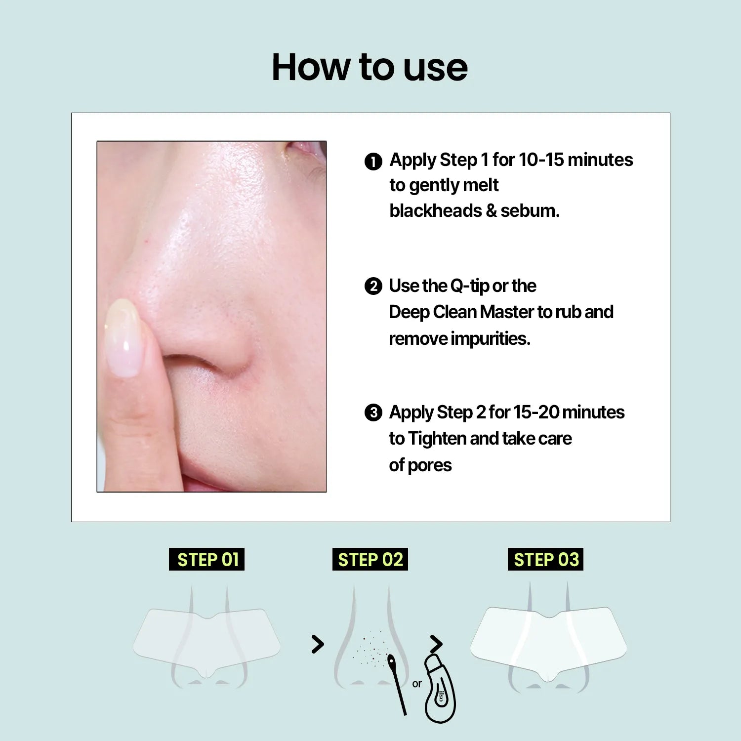 ilso Natural Mild Clear Nose Patch 5ea