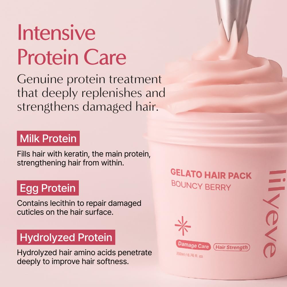 Lilyeve Repair Turn Gelato Hair Pack 200ml – now at Ulta Beauty Korean hair mask clinical 32% softer 30% elastic Olive Kollection