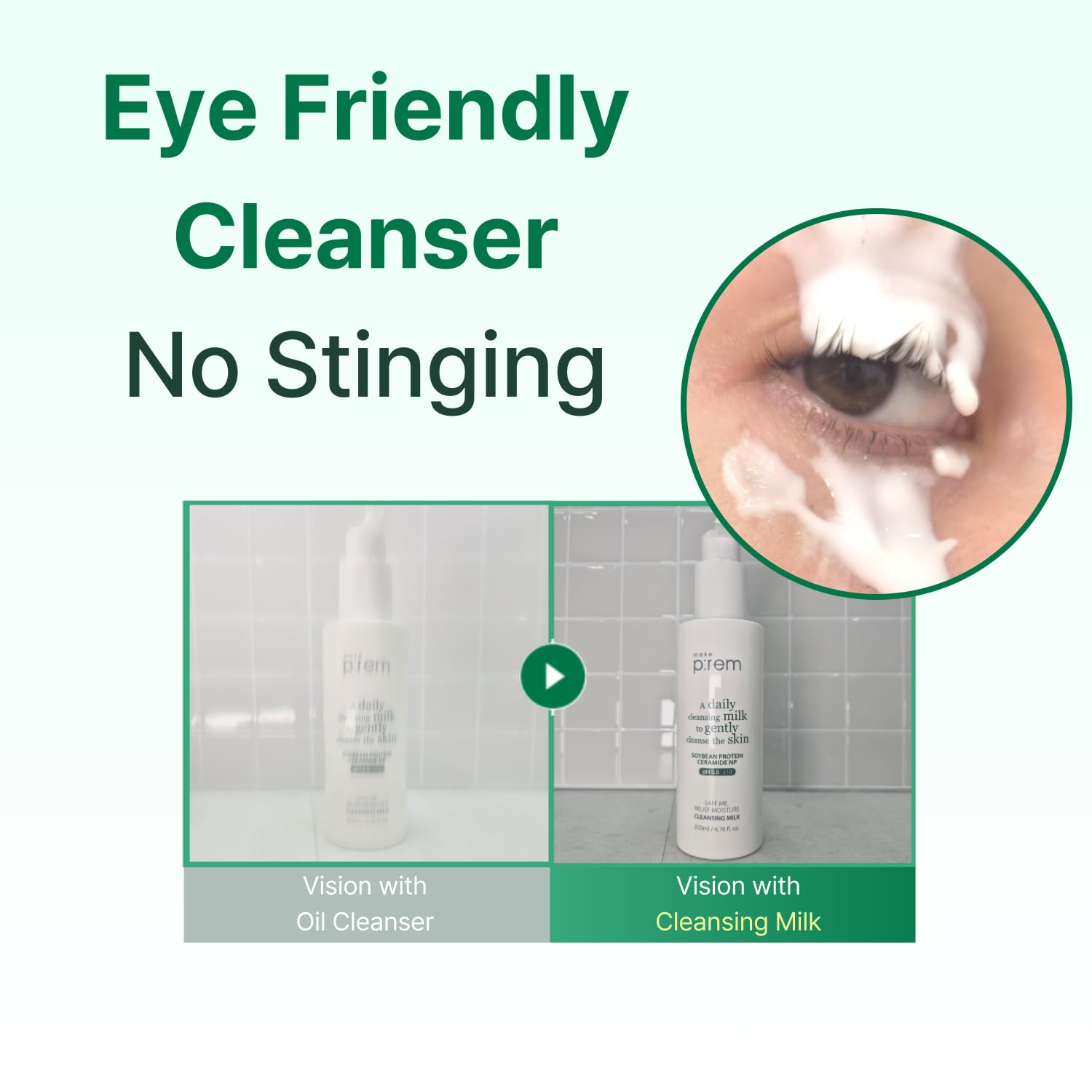 make p:rem Safe Me Relief Moisture Cleansing Milk 200ml