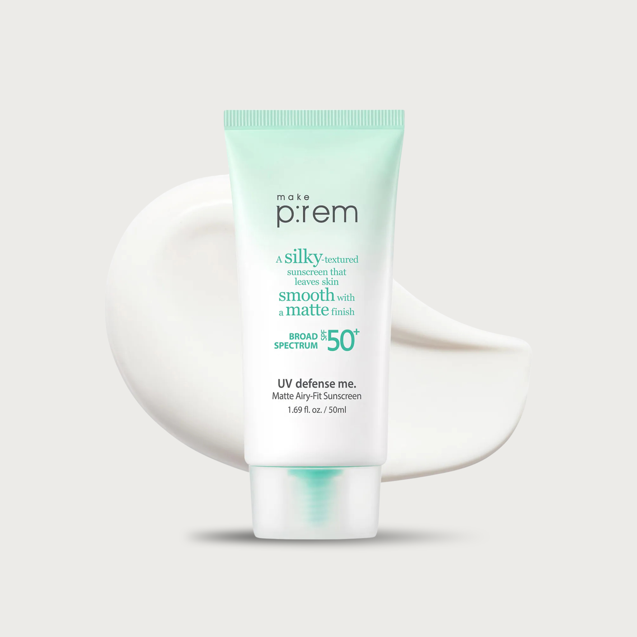 Make P:rem UV Defense Me Matte Airy-Fit Mineral Sunscreen SPF 50 50ml – Korean Zinc Oxide mineral OTC sunscreen $24