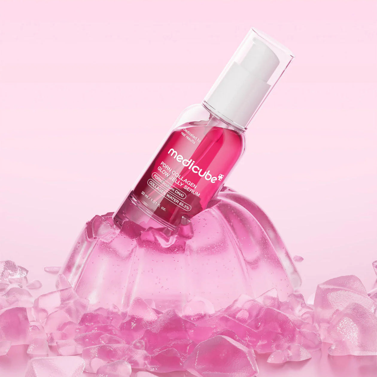 Medicube PDRN Pink Collagen Glow Jelly Serum 100ml – Korean PDRN serum salmon DNA collagen EGF niacinamide has fragrance $21