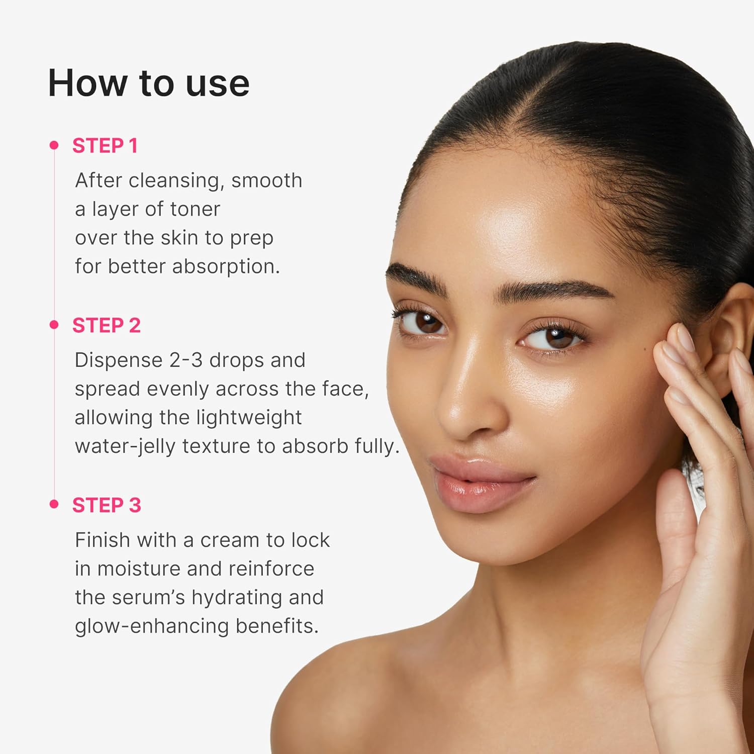 
Medicube PDRN Pink Jelly Serum how to use – after toner moderate amount pat absorb morning night has fragrance fungal acne safe all skin types
