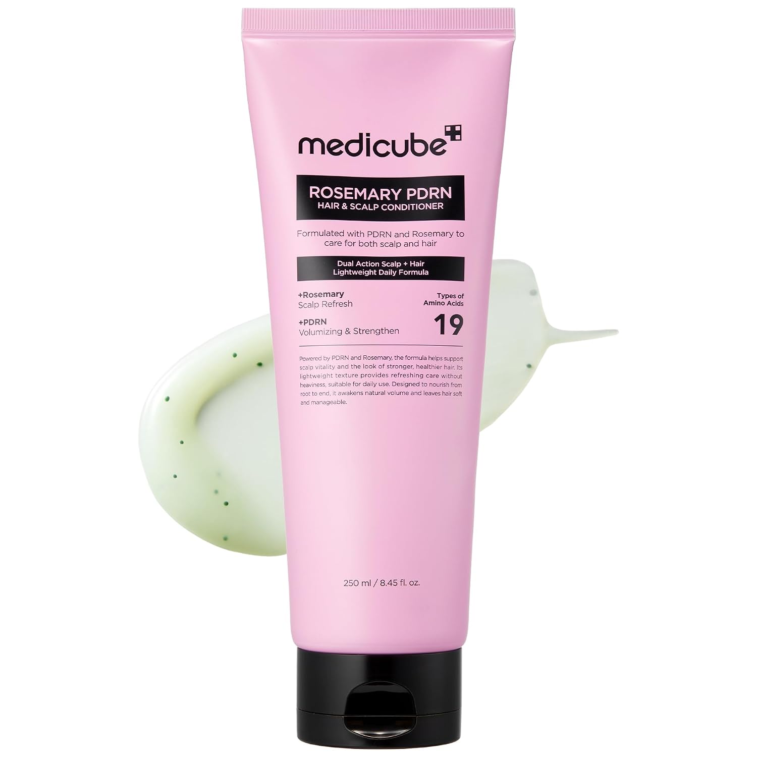 Medicube Rosemary PDRN Hair Scalp Conditioner 200ml – Korean conditioner scalp to ends PDRN amino acids silicone-free has fragrance $23