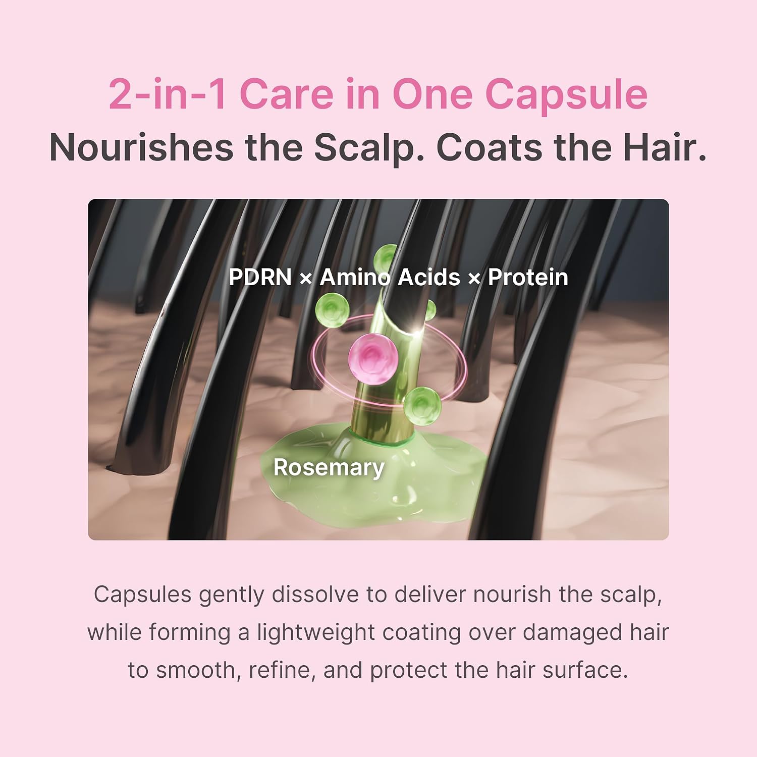 Medicube Rosemary PDRN Conditioner key actives – Rosemary PDRN Sodium DNA 19 amino acids panthenol HA niacinamide caffeine menthol scalp