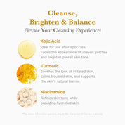Medicube Kojic Acid Turmeric Toning Cleanser - Olive Kollection