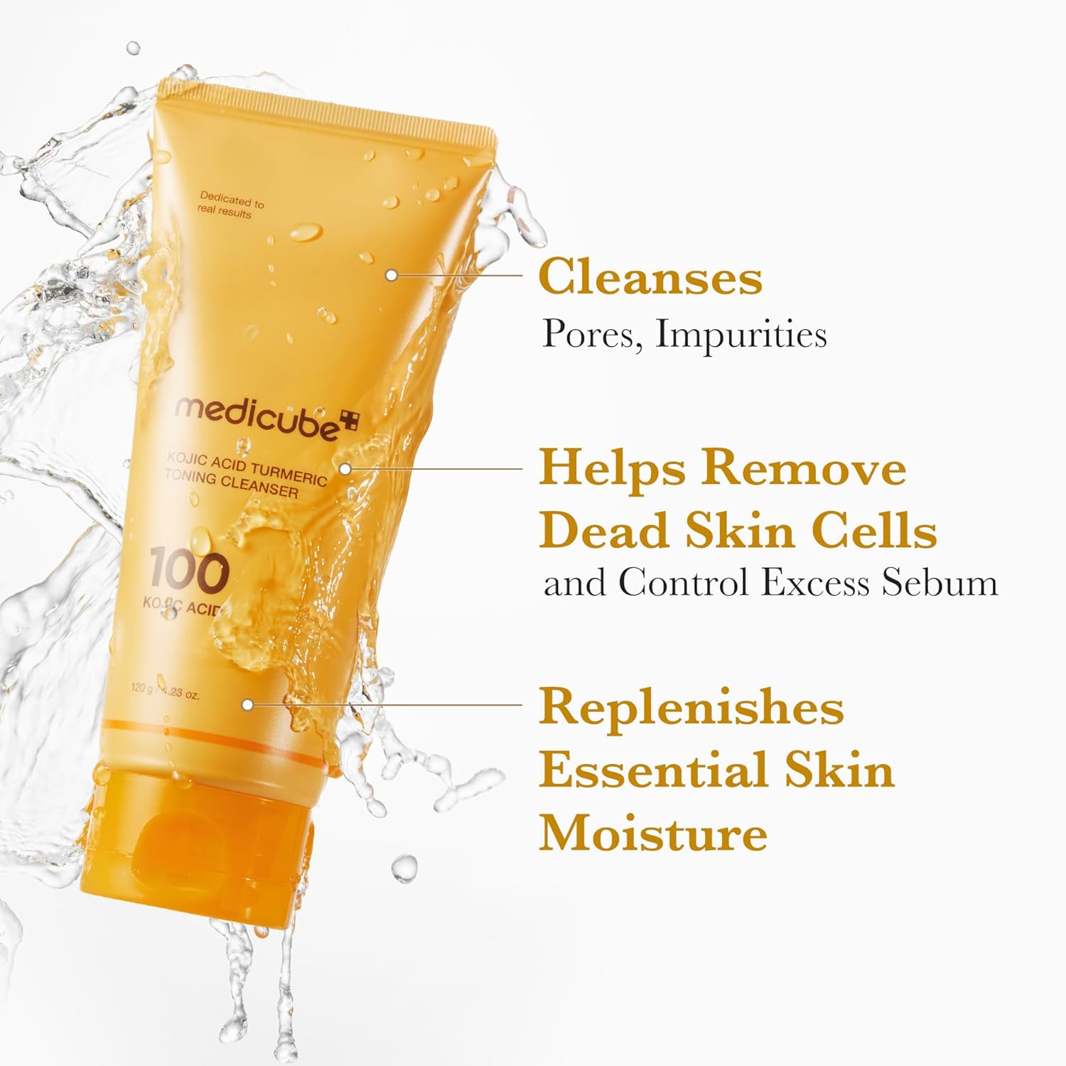 Medicube Kojic Acid Turmeric Toning Cleanser - Olive Kollection